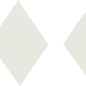 WHITE/PUMICE RHOMBUS PATTERN